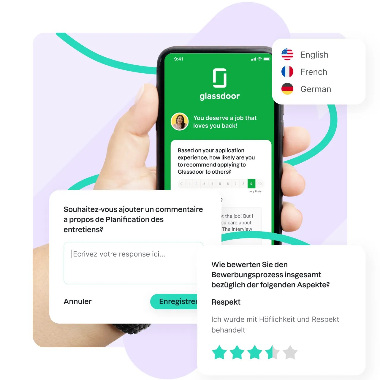 Candidate Experience Survey Examples & Questions Starred